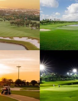 Quang cảnh sân tập golf Long Biên