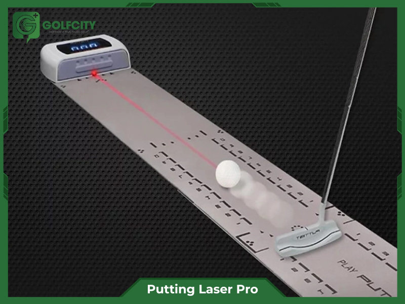 Thảm tập putt công nghệ Putting Laser Pro hỗ trợ golfer rèn luyện cú putt hoàn hảo