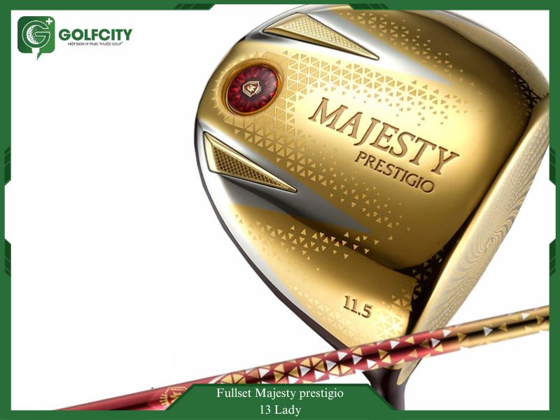 Majesty Prestigio 13 Ladies Driver giúp golfer có đường bóng cao và ổn định