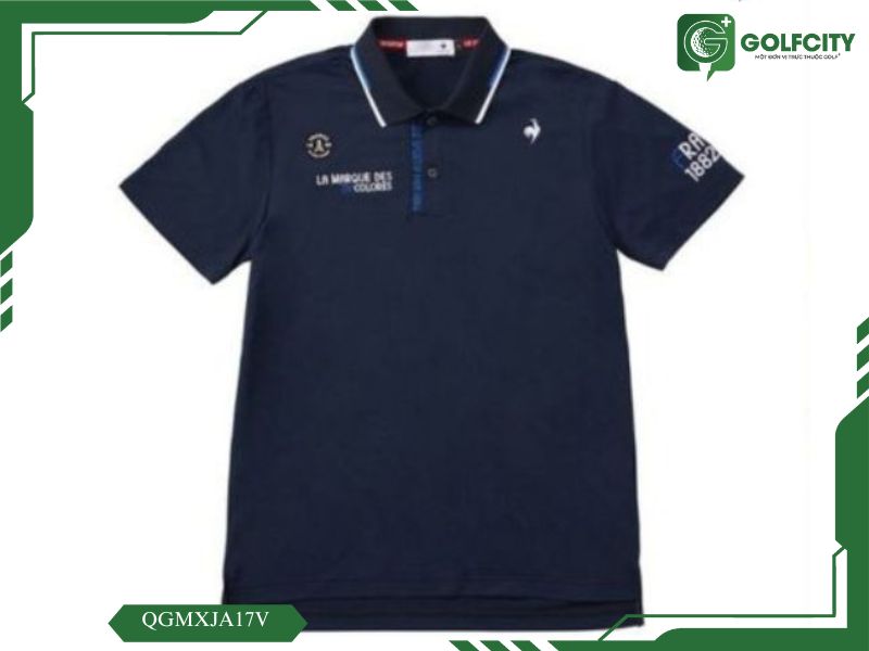 Áo cộc tay nam LECOQ SS24 QGMXJA17V Navy