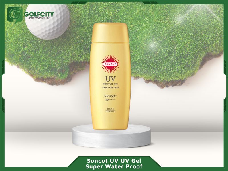 Suncut UV Gel Super Water Proof bảo vệ toàn diện làn da của golfer