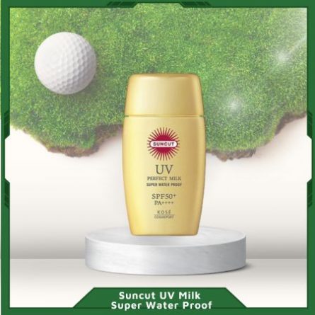 Kem chống nắng chuyên dụng cho golfer Suncut UV Milk Super Water Proof