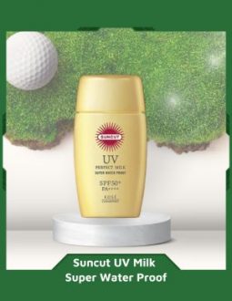 Kem chống nắng chuyên dụng cho golfer Suncut UV Milk Super Water Proof