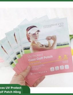 Mặt nạ golf nữ Madforcos UV protect Cool Golf Patch hồng