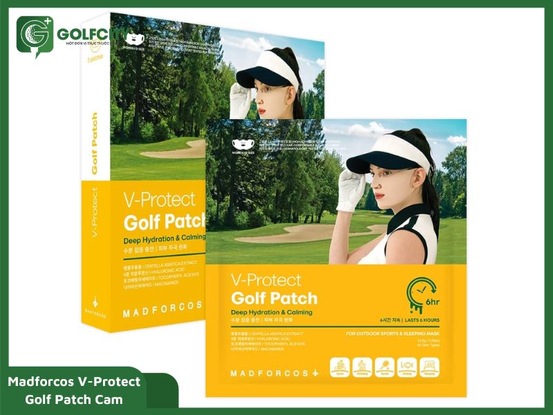 Mặt nạ golf Madforcos V-Protect Golf Patch dành cho nữ