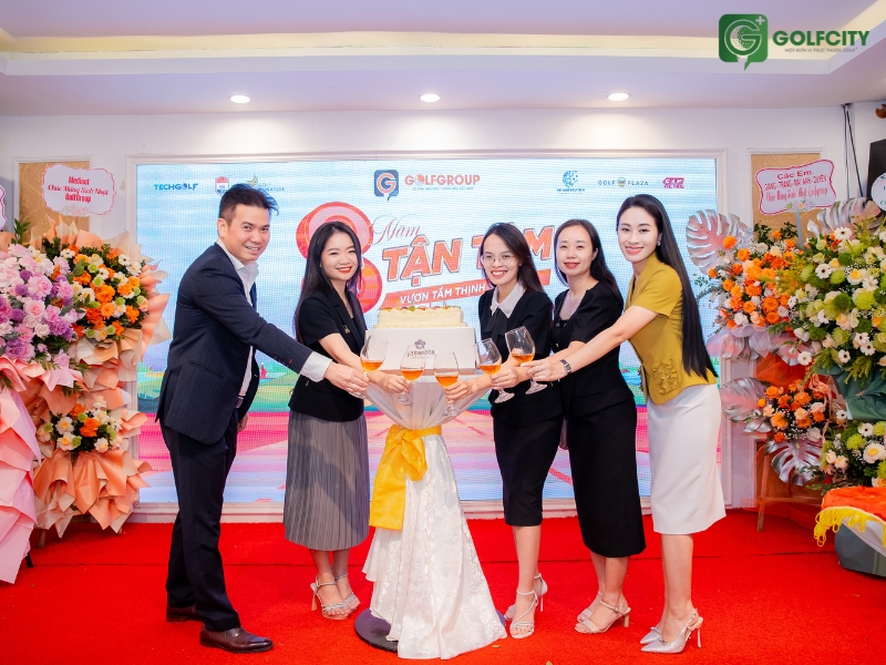 Golfcity Đón Tuổi Mới Cùng Tập Đoàn Golfgroup: Kỷ Niệm 8 Năm Tận Tâm - Vươn Tầm Thịnh Vượng