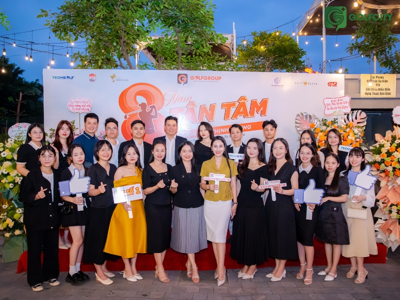 Golfcity Đón Tuổi Mới Cùng Tập Đoàn Golfgroup: Kỷ Niệm 8 Năm Tận Tâm - Vươn Tầm Thịnh Vượng