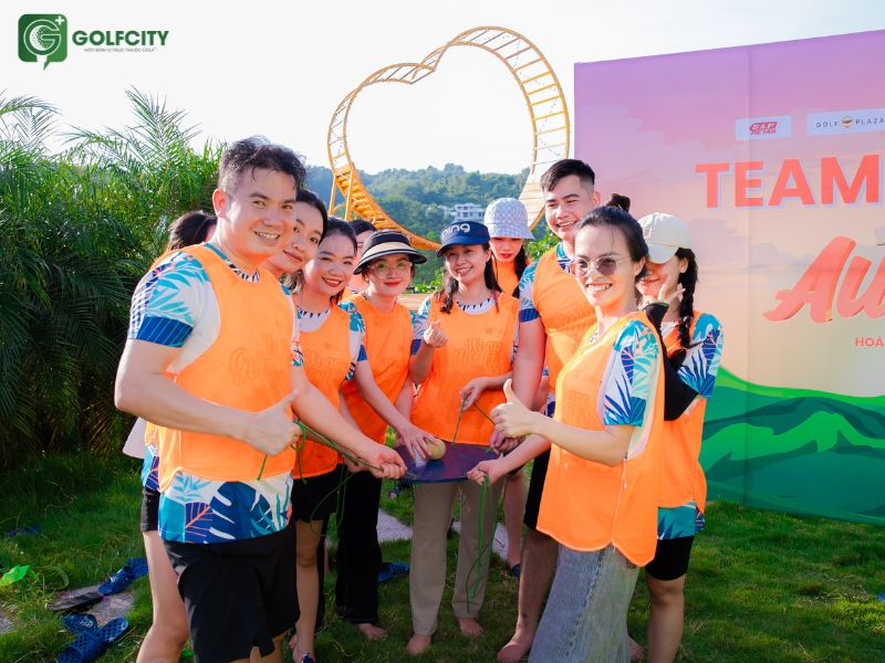 Hòa Bình Gọi Tên! Golfcity "Cháy Hết Mình" Với Team Building Tháng 8