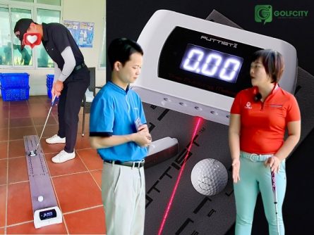 HLV Bùi Thị Thoa (Học Viện GGA) Và Hàng Loạt Golfer Tặng “Cơn Mưa” Lời Khen Cho Thảm Tập Putting Laser Pro