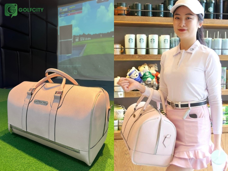 Chiếc Túi Golf Không Thể Thiếu Cho Nữ Golfer Vào Mùa Đông: Túi Thời Trang Golf Kenichi Sakura Josei