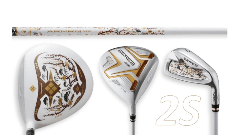 Honma Beres BE08 Aizu 2 sao Ladies sở hữu tone vàng gold và xám bạc thời thượng