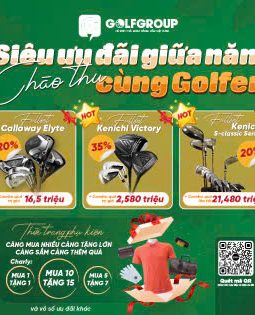 Siêu ưu đãi giữa năm - Chào thu GolfCity: gậy golf, thời trang & phụ kiện golf cao cấp giảm sốc