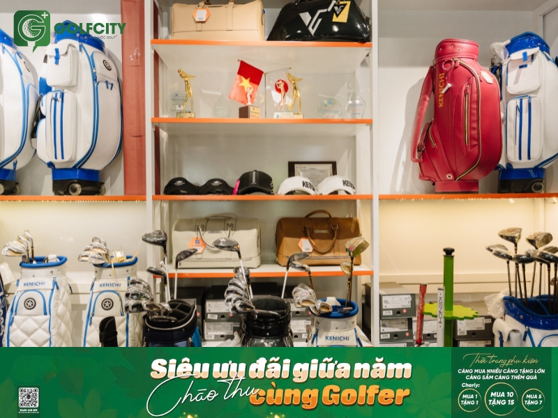 Siêu ưu đãi giữa năm - Chào thu GolfCity: gậy golf, thời trang & phụ kiện golf cao cấp giảm sốc