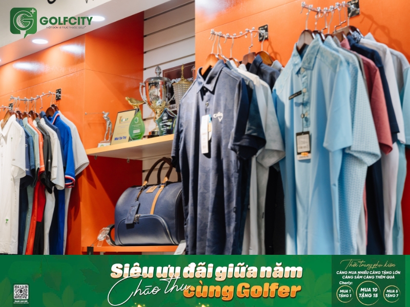 Siêu ưu đãi giữa năm - Chào thu GolfCity: gậy golf, thời trang & phụ kiện golf cao cấp giảm sốc